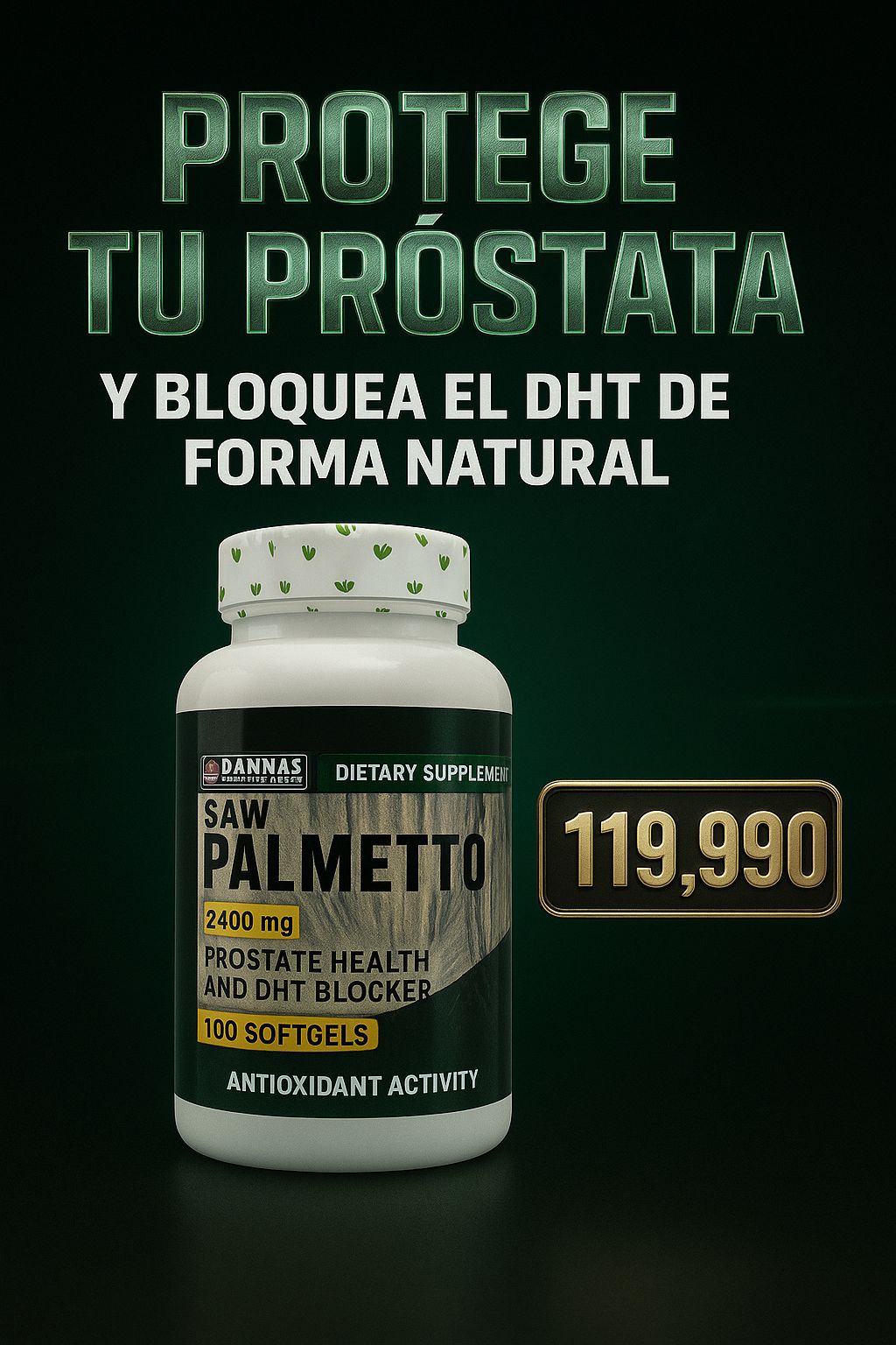 SAW PALMETTO x 1 und